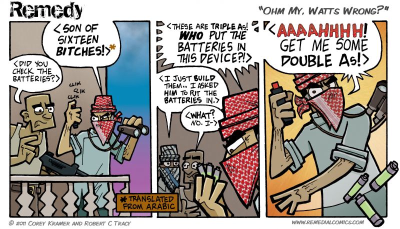 Remedy :: Corey here... I feel the same way when I can't find batteries for my Gameboy... except it doesn't explode... and I don't intend to kill a bunch of innocent people.