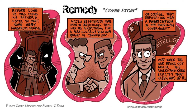 Remedy :: Corey here... lots of shadowy figures in this flashback... 